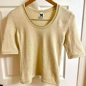 M by Missoni Gorgeous gold colored blouse